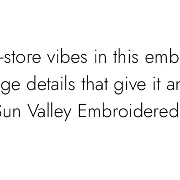 FREE PEOPLE
Sun Valley Embroidered Blouse - Blue Denim Blue Women's Top nwt - Picture 8 of 8